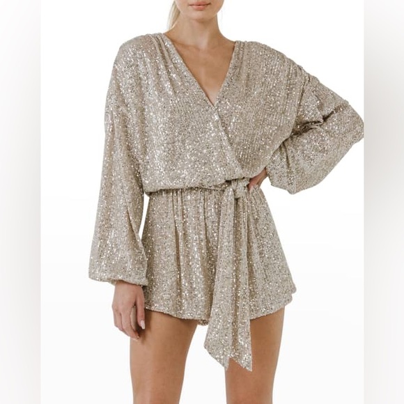 Endless Ross Sequin Romper - Picture 1 of 8